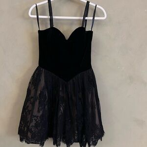 Sherri Hill Black Evening Cocktail Dress